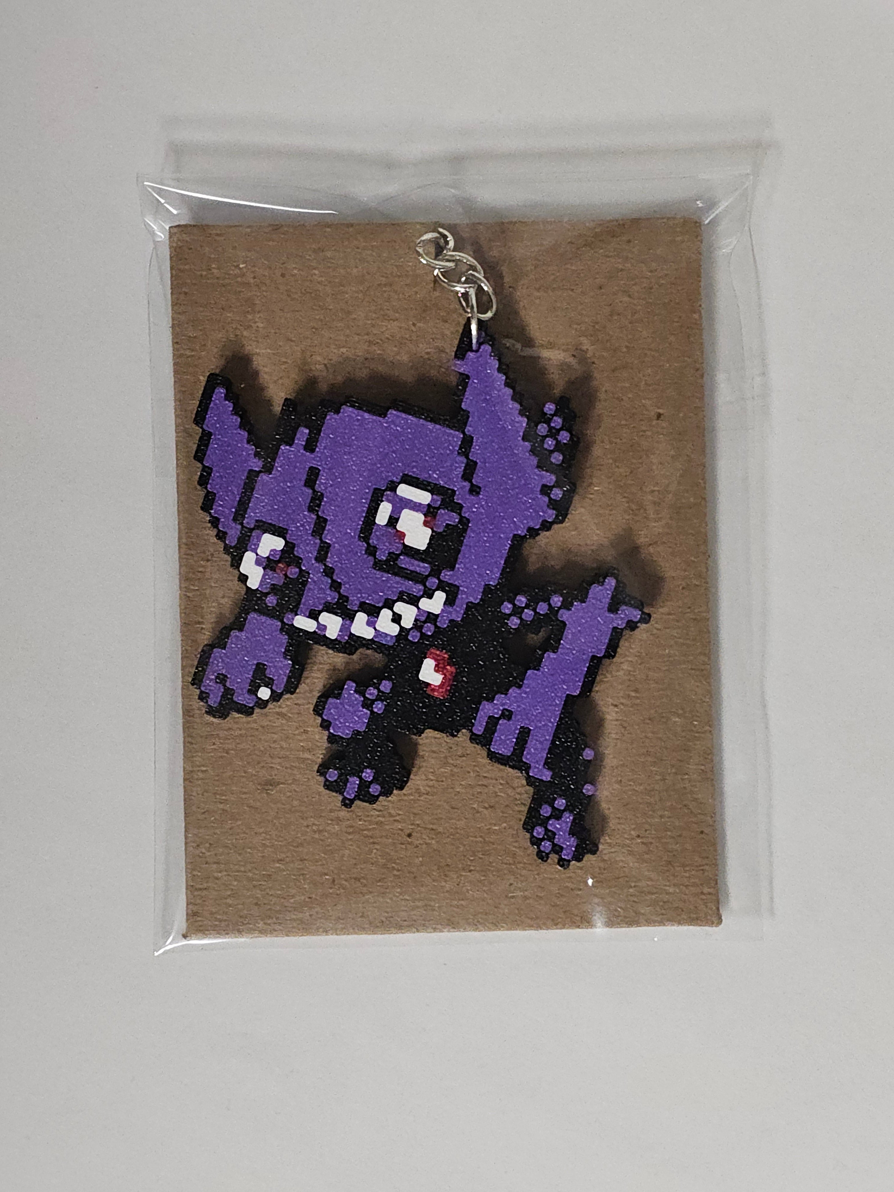 3D Printed Pixel Style Keychain
